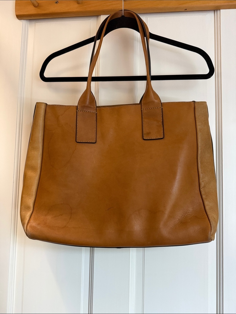 Frye Tan Genuine Leather Tote Bag